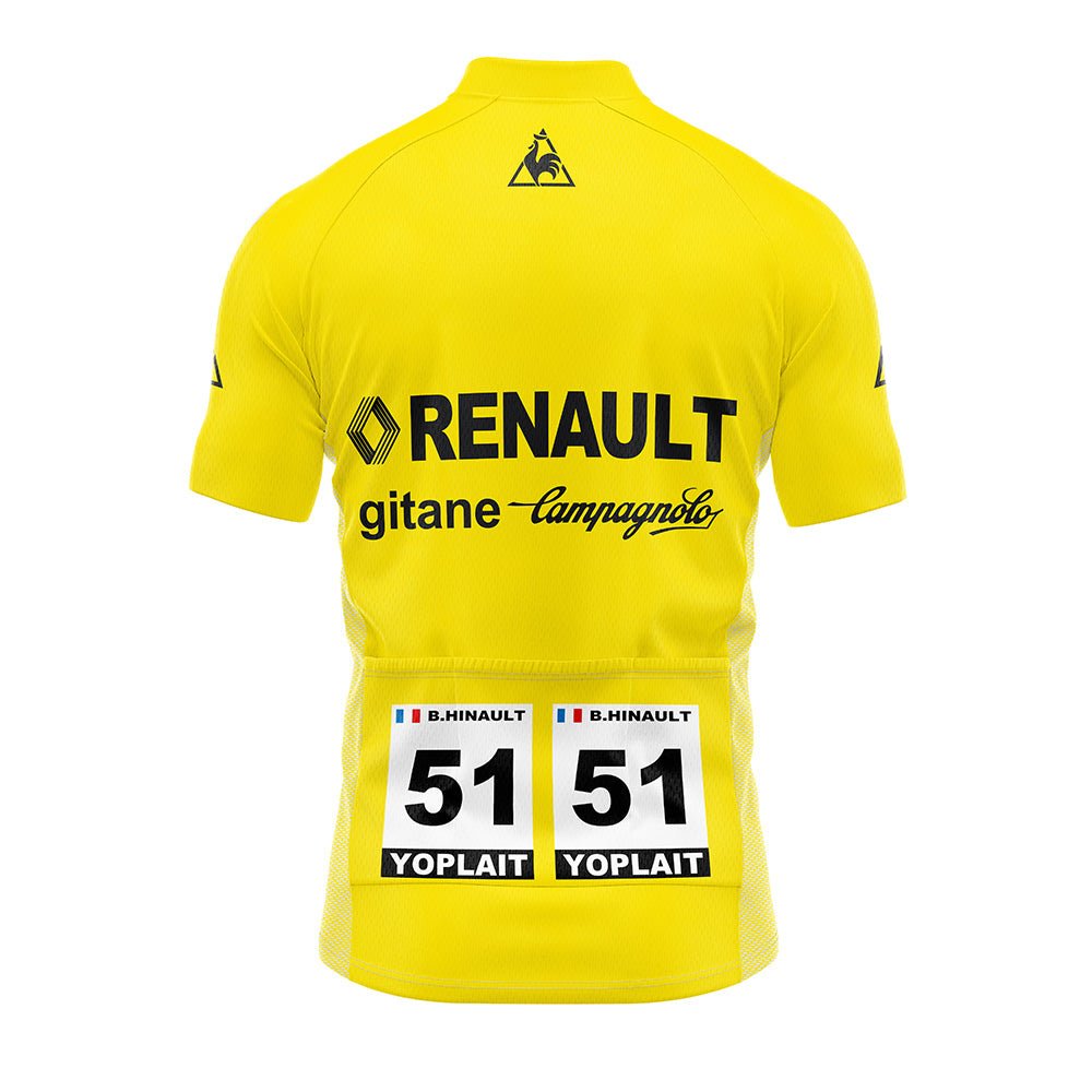 1978 Tour de France Yellow Retro Cycling Jersey Retro Cycling Jersey - Retro Peloton