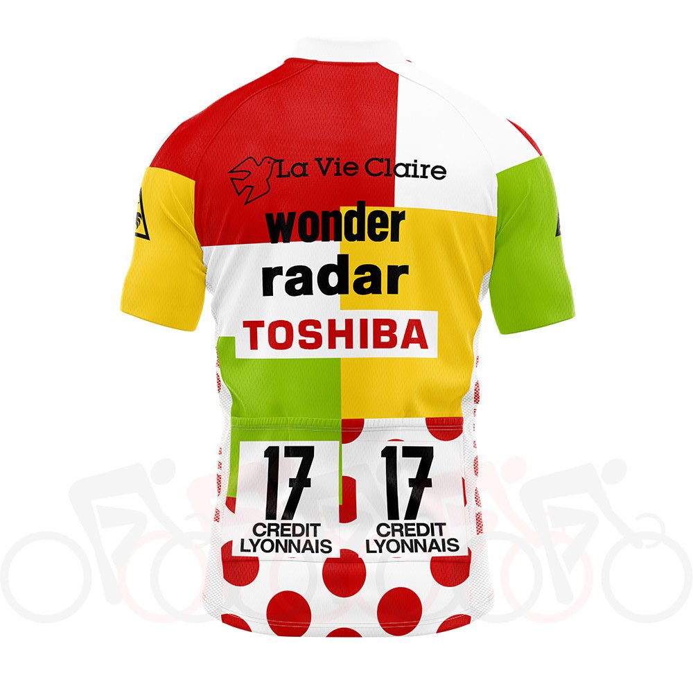 1985 Tour De France Combination Retro Cycling Jersey Retro Cycling Jersey - Retro Peloton