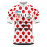 1986 Tour De France KOM Retro Cycling Jersey - Hinault Retro Cycling Jersey - Retro Peloton