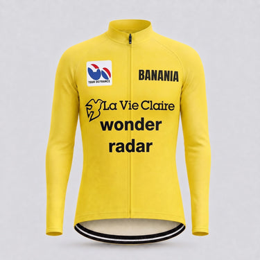 1986 Tour De France Yellow Retro Cycling Jersey - Lemond Retro Cycling Jersey- Retro Peloton