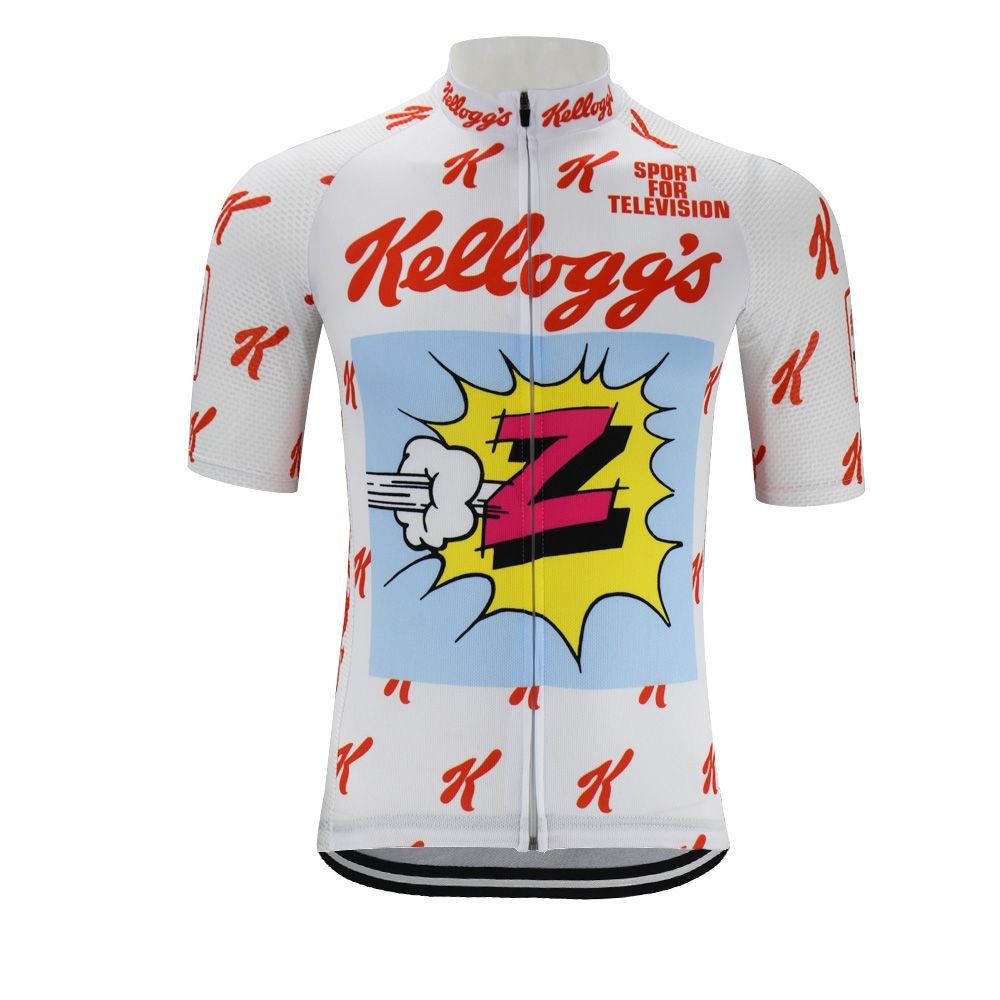 1990 Kellogg's Tour King of the Mountains Retro Cycling Jersey Retro Cycling Jersey- Retro Peloton
