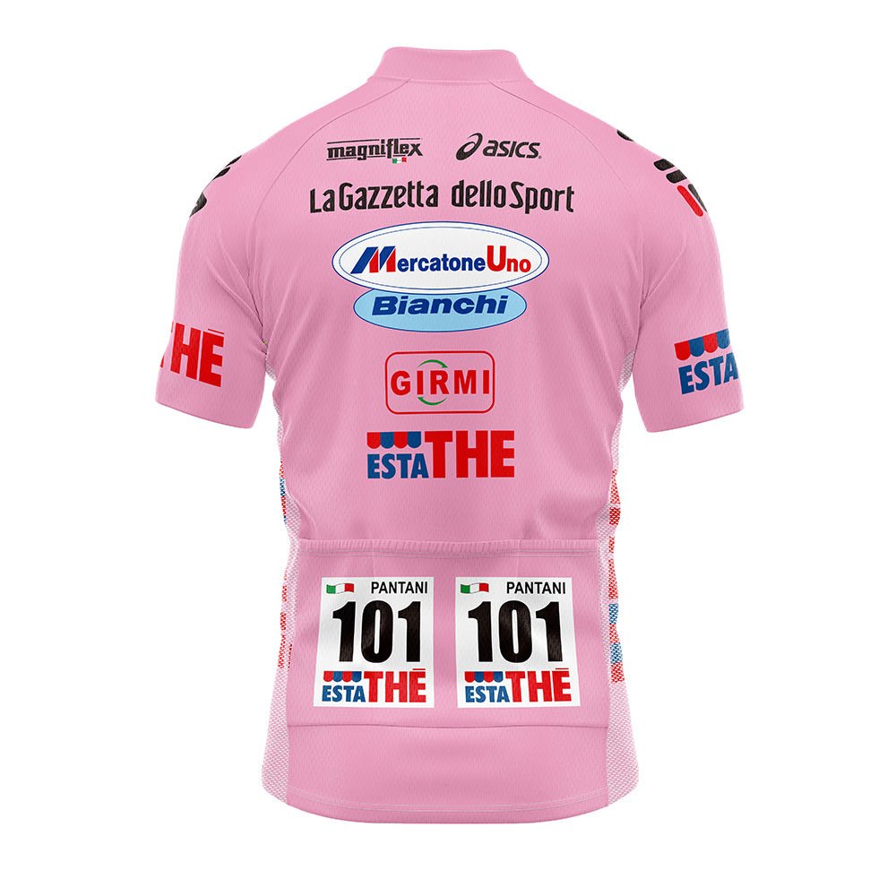 1999 Giro D'Italia Leaders Pink Jersey - Pantani Retro Cycling Jersey - Retro Peloton