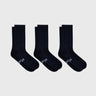 3 - Pack Permanent Black Socks Socks - Retro Peloton
