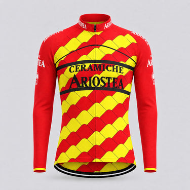 Ariostea Ceramiche Retro Cycling Jersey - Long sleeve front