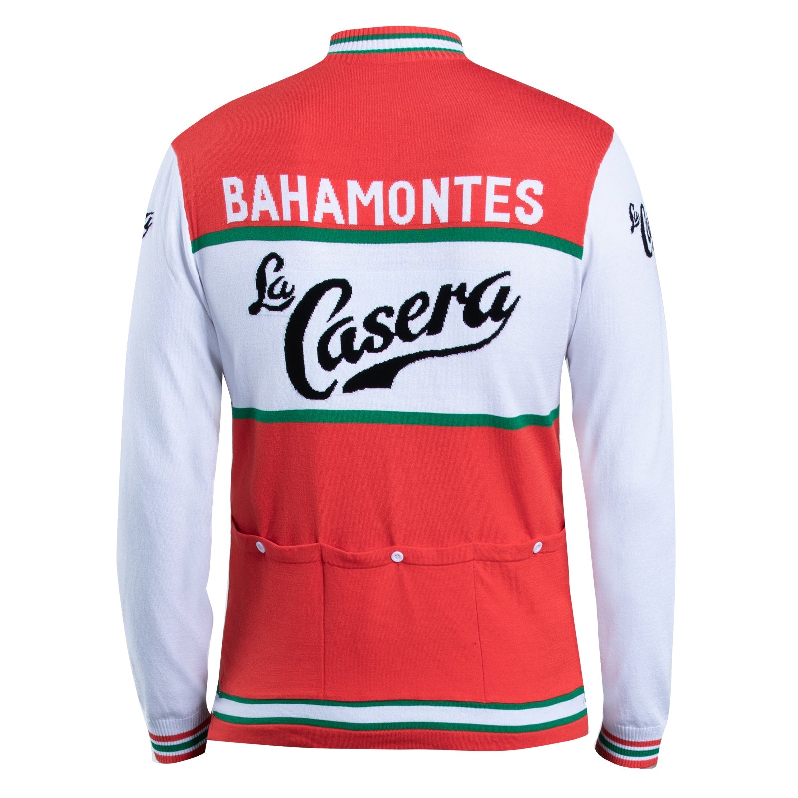 Bahamontes La Casera Deluxe Merino Wool Blend - Long Sleeve Retro Cycling Jersey Retro Wool Cycling Jersey - Retro Peloton