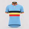 Belgium Team Merino Wool Blend - Retro Cycling Jersey Retro Wool Cycling Jersey- Retro Peloton