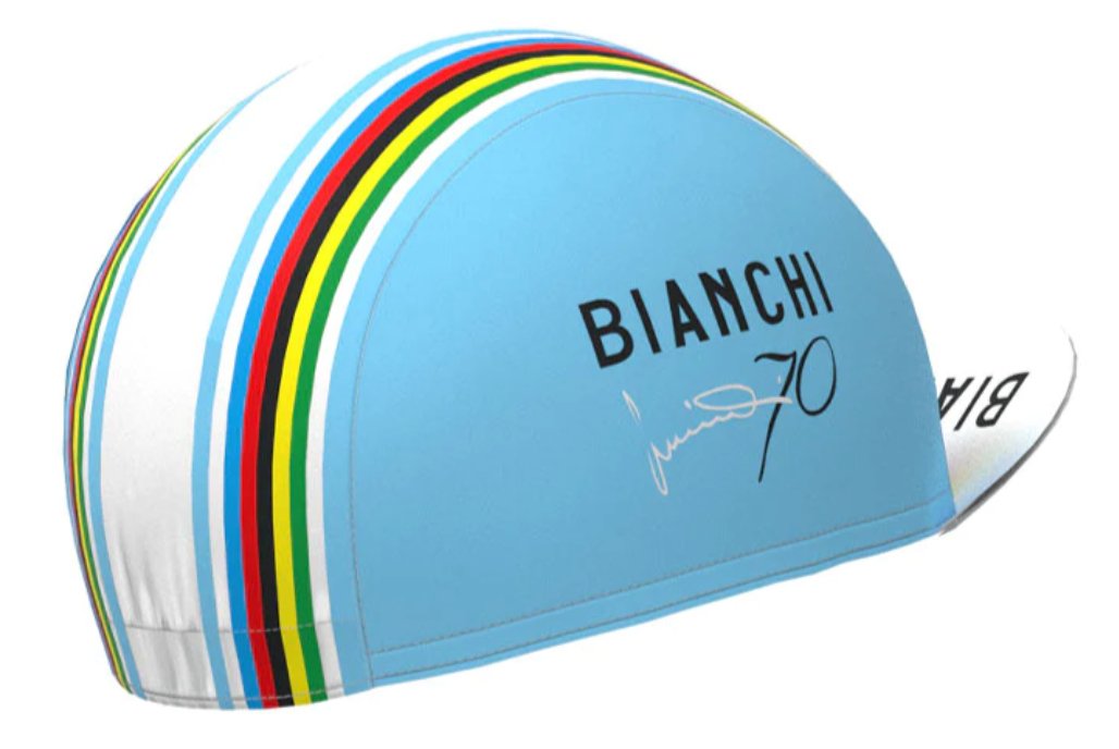 Bianchi Retro Cycling Cap Retro Cycling Caps - Retro Peloton