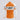 BIC Orange Retro Cycling Jersey - Long sleeve back