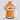 BIC Orange Retro Cycling Jersey - Long sleeve front