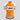 BIC Orange Retro Cycling Jersey - Short sleeve front