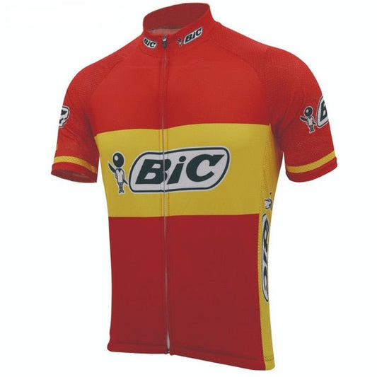 BIC Spain Short Sleeve Retro Cycling Jersey Retro Cycling Jersey - Retro Peloton