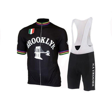 Brooklyn Chewing Gum Bridge Retro Cycling Jersey Set Retro Cycling Set- Retro Peloton