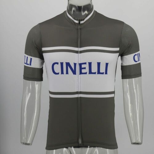 Cinelli Grey Retro Cycling Jersey Retro Cycling Jersey - Retro Peloton