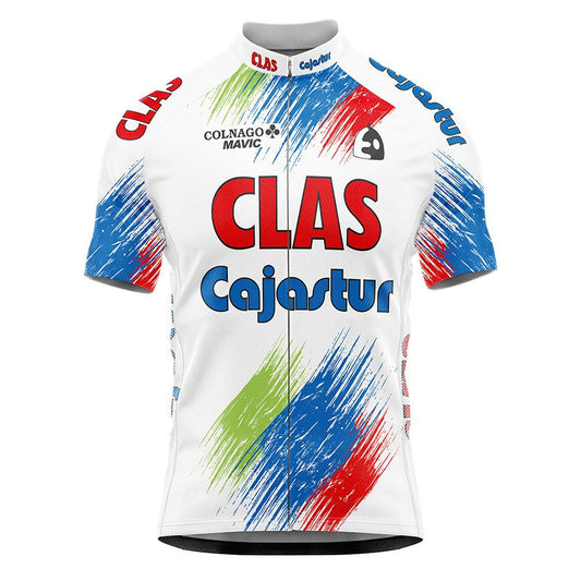 CLAS Cajastur Retro Cycling Jersey Retro Cycling Jersey - Retro Peloton