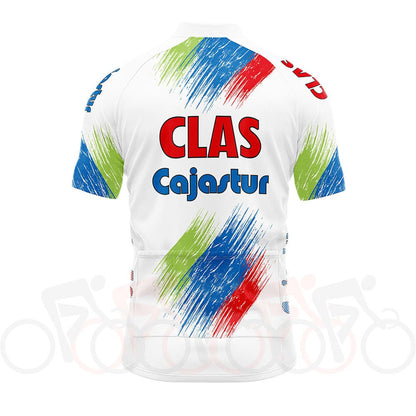 CLAS Cajastur Retro Cycling Jersey Retro Cycling Jersey - Retro Peloton