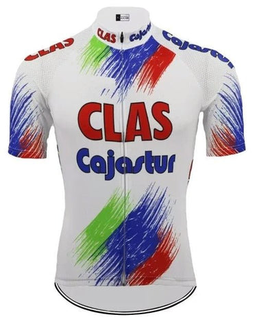 CLAS Cajastur Retro Cycling Jersey Set Retro Cycling Set- Retro Peloton