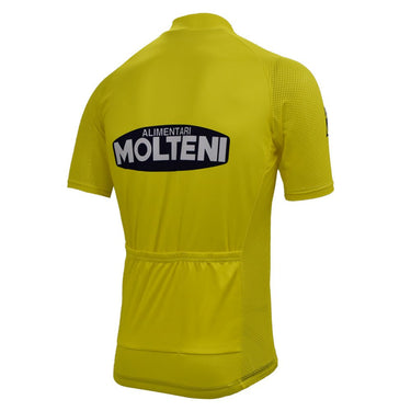 CLEARANCE - 1974 Tour de France Yellow retro cycling jersey - Merckx EU Clearance- Retro Peloton