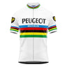 CLEARANCE - Peugeot BP Michelin Retro Cycling Jersey - World Champion Edition EU Clearance- Retro Peloton