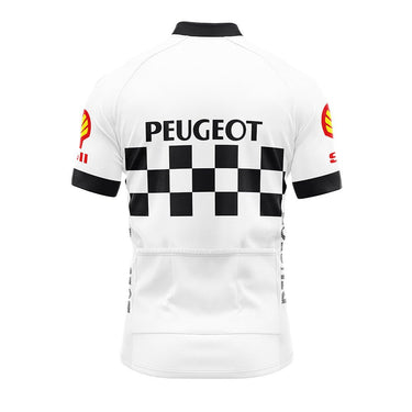 CLEARANCE - Peugeot Shell Retro Cycling Jersey EU Clearance- Retro Peloton