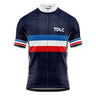 CLEARANCE - TDLC France Retro Cycling Jersey EU Clearance- Retro Peloton