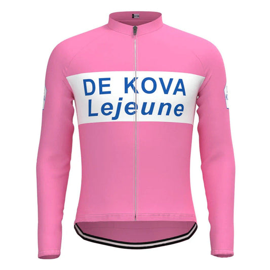 De Kova Lejeune Retro Cycling Jersey (with Fleece Option) Retro Cycling Jersey - Retro Peloton