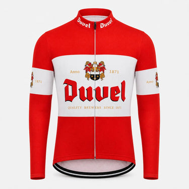 Duvel Beer Retro Cycling Jersey, back view