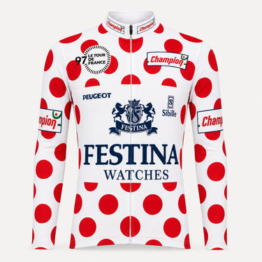 Festina Watches 1997 KOM Retro Cycling Jersey, back view