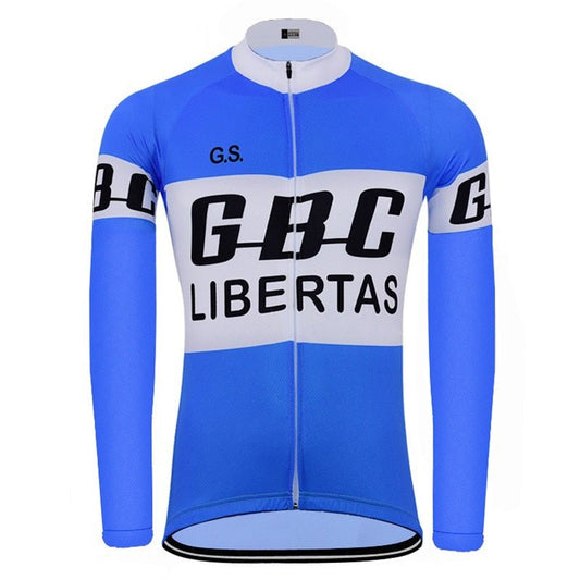 GBC Libertas Retro Cycling Jersey (with Fleece Option) Retro Cycling Jersey - Retro Peloton