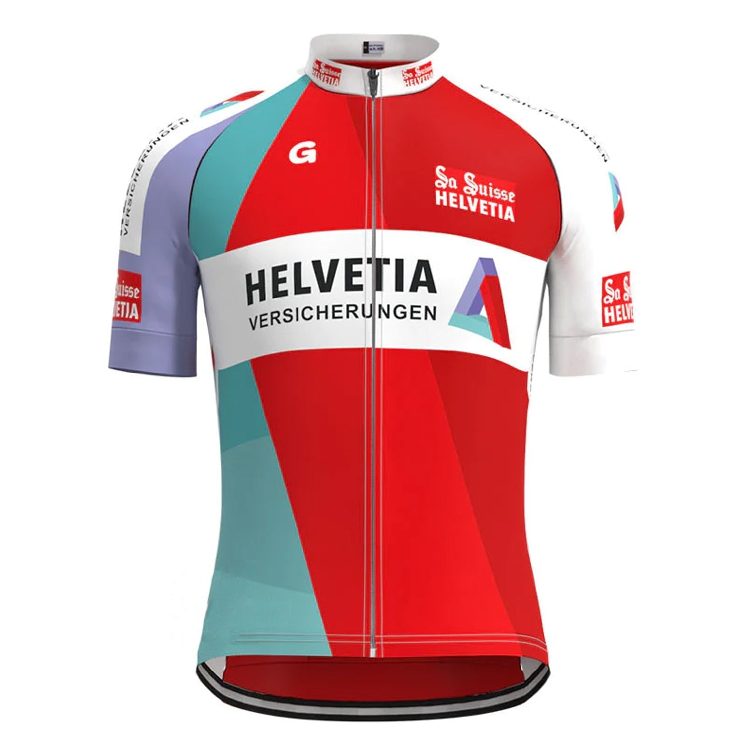 Helvetia La Suisse Retro Cycling Jersey Retro Cycling Jersey - Retro Peloton