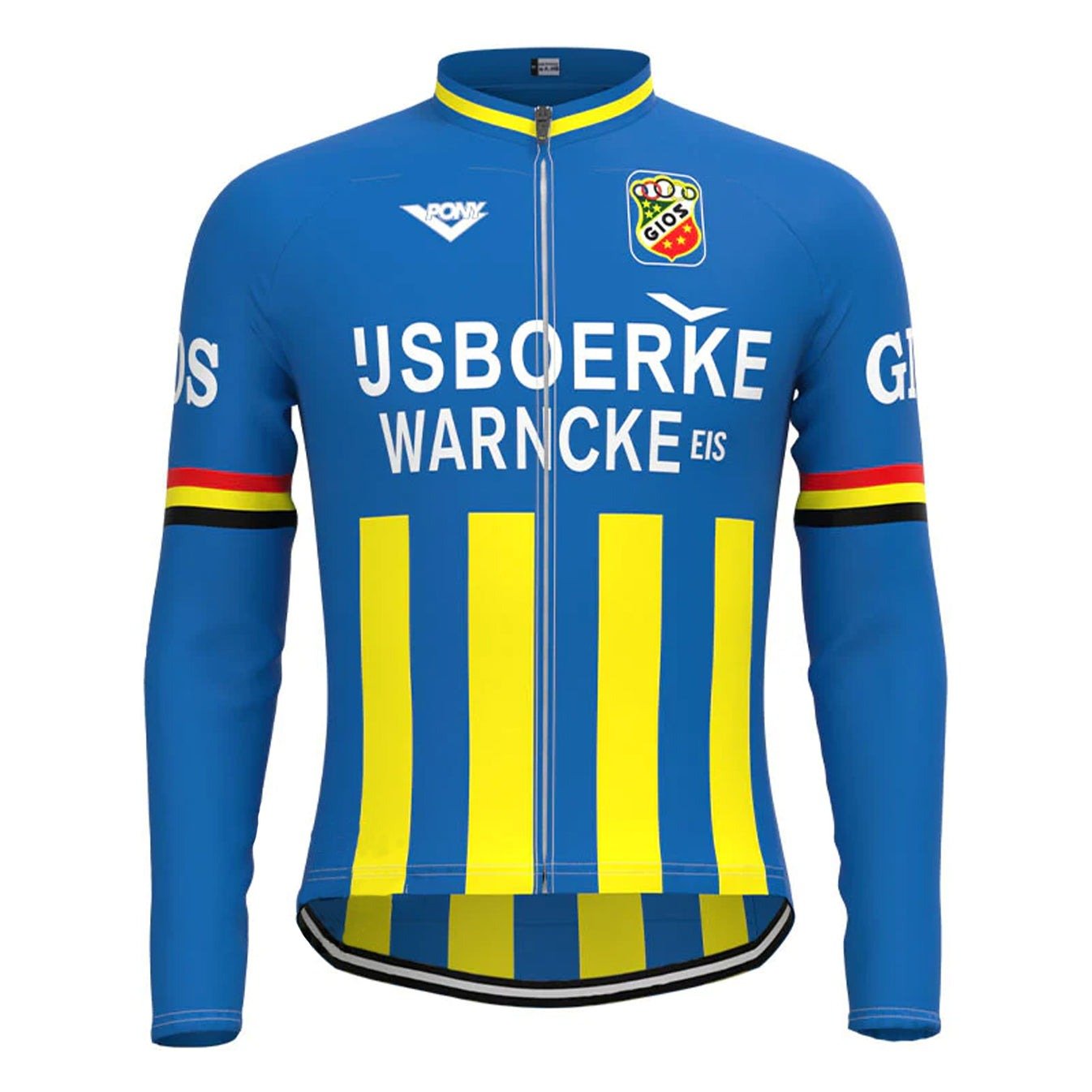 IJsboerke - Warncke Retro Cycling Jersey (with Fleece Option) Retro Cycling Jersey - Retro Peloton