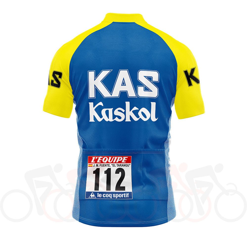 Kaskol KAS Kaskol Retro Cycling Jersey - Retro Peloton