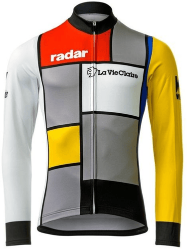 La Vie Claire Retro Cycling Jersey Long Set (With Fleece Option) Retro Cycling Set - Retro Peloton
