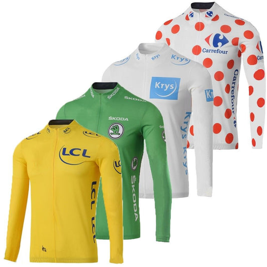 LCL Tour de France Replica Cycling Jerseys (with Fleece Option) Retro Cycling Jersey - Retro Peloton