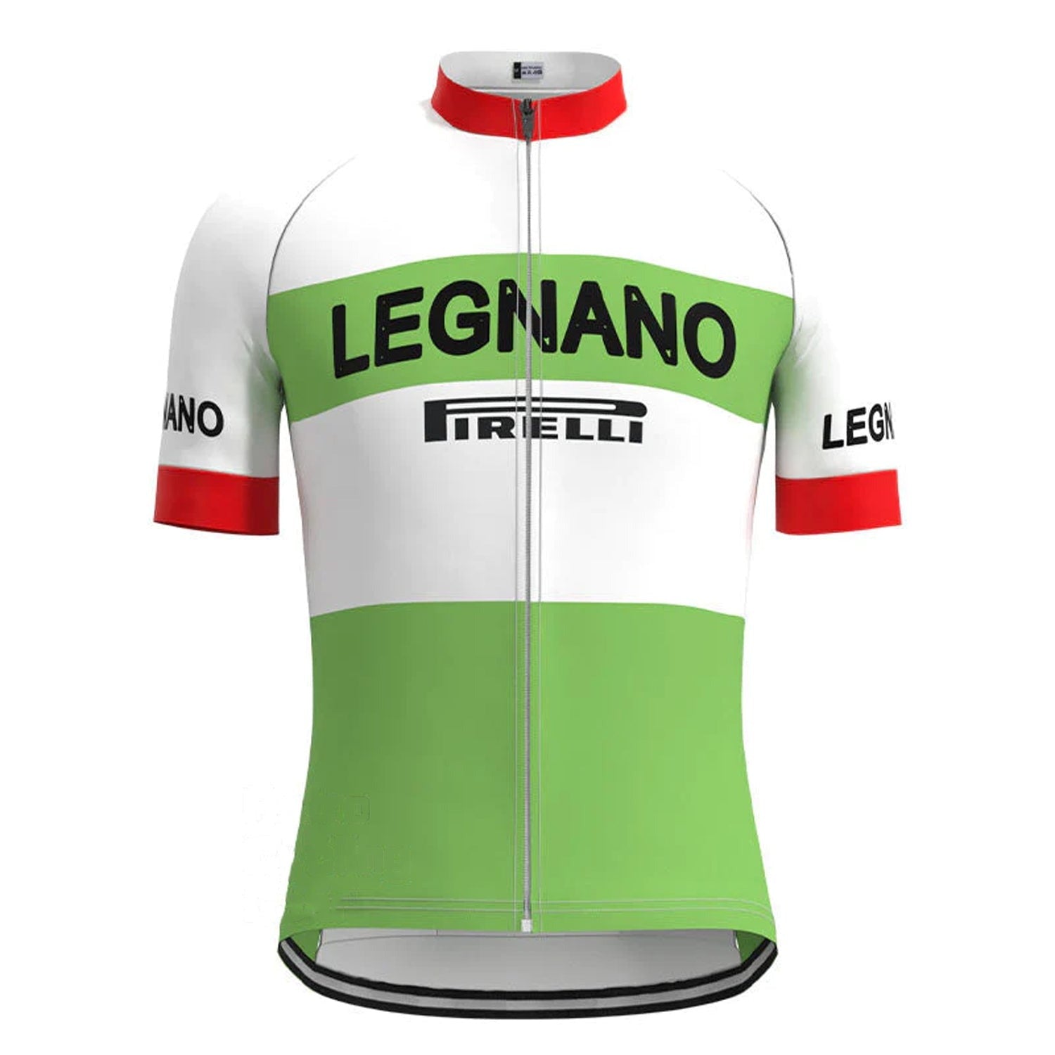 Legnano Pirelli White Retro Cycling Jersey Retro Cycling Jersey - Retro Peloton