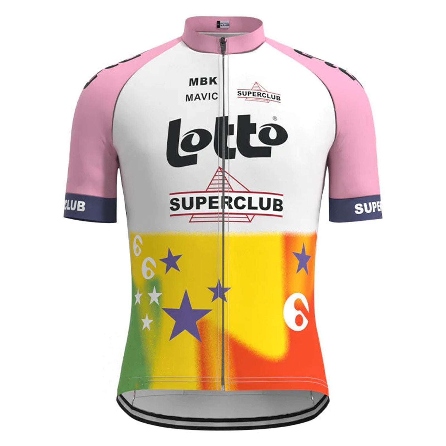 Lotto Superclub Retro Cycling Jersey Retro Cycling Jersey - Retro Peloton