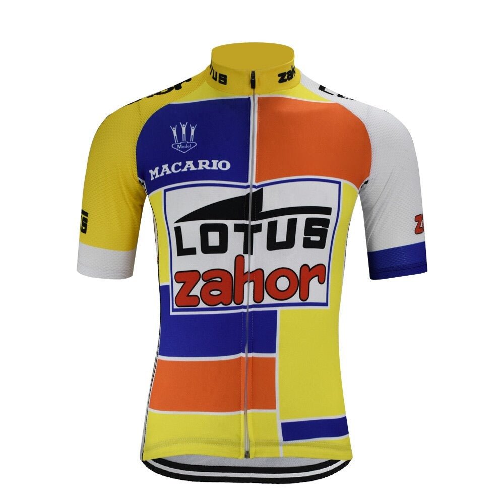 Lotus Zahor 1989 Retro Cycling Jersey Retro Cycling Jersey - Retro Peloton