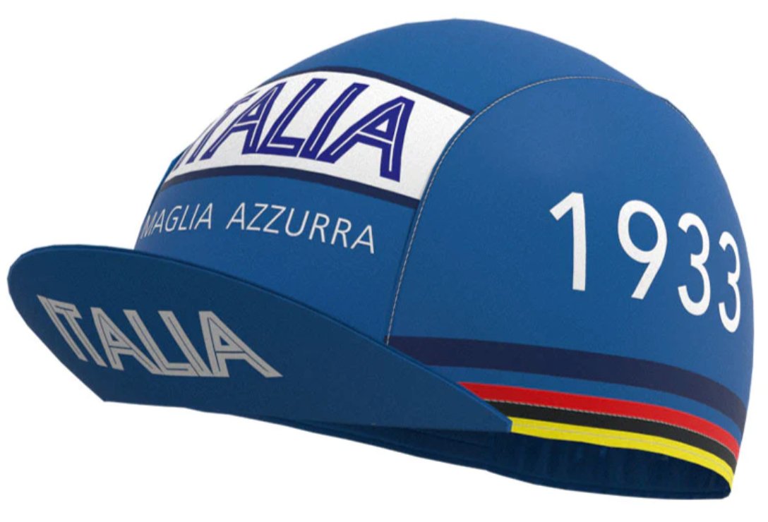 Maglia Azzurra Italia 1933 Retro Cycling Cap Retro Cycling Caps - Retro Peloton