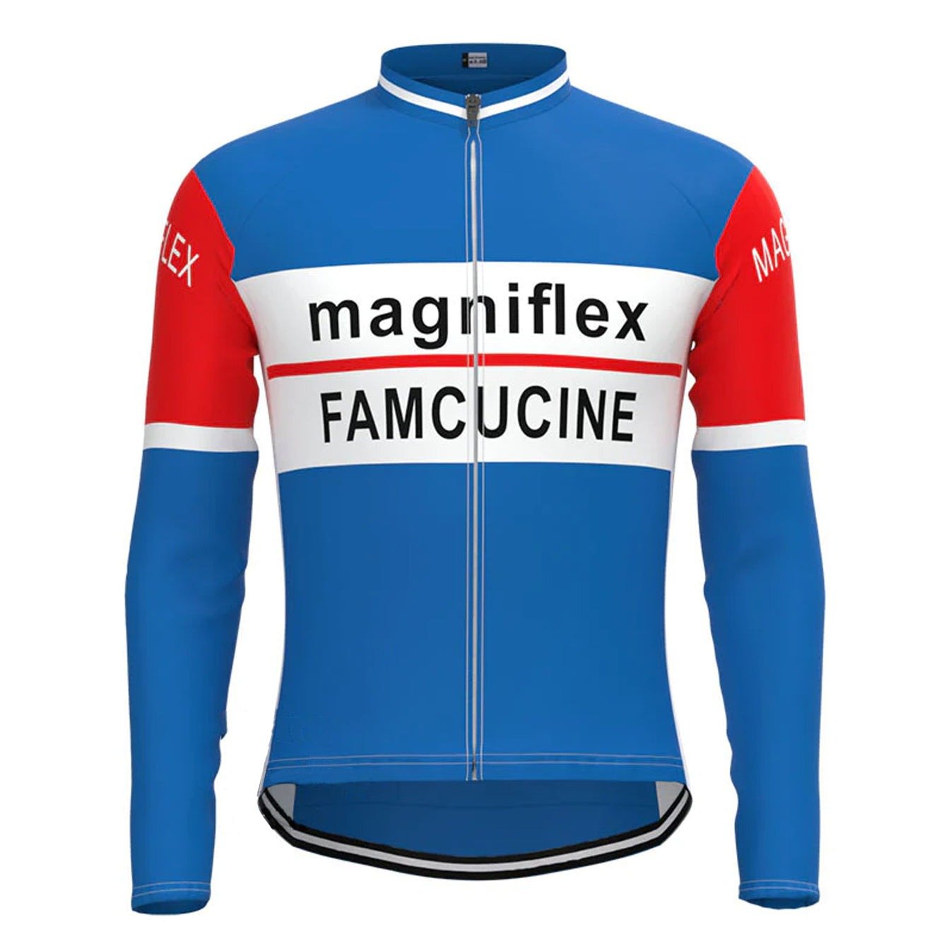 Magniflex Famcucine Retro Cycling Jersey (with Fleece Option) Retro Cycling Jersey - Retro Peloton