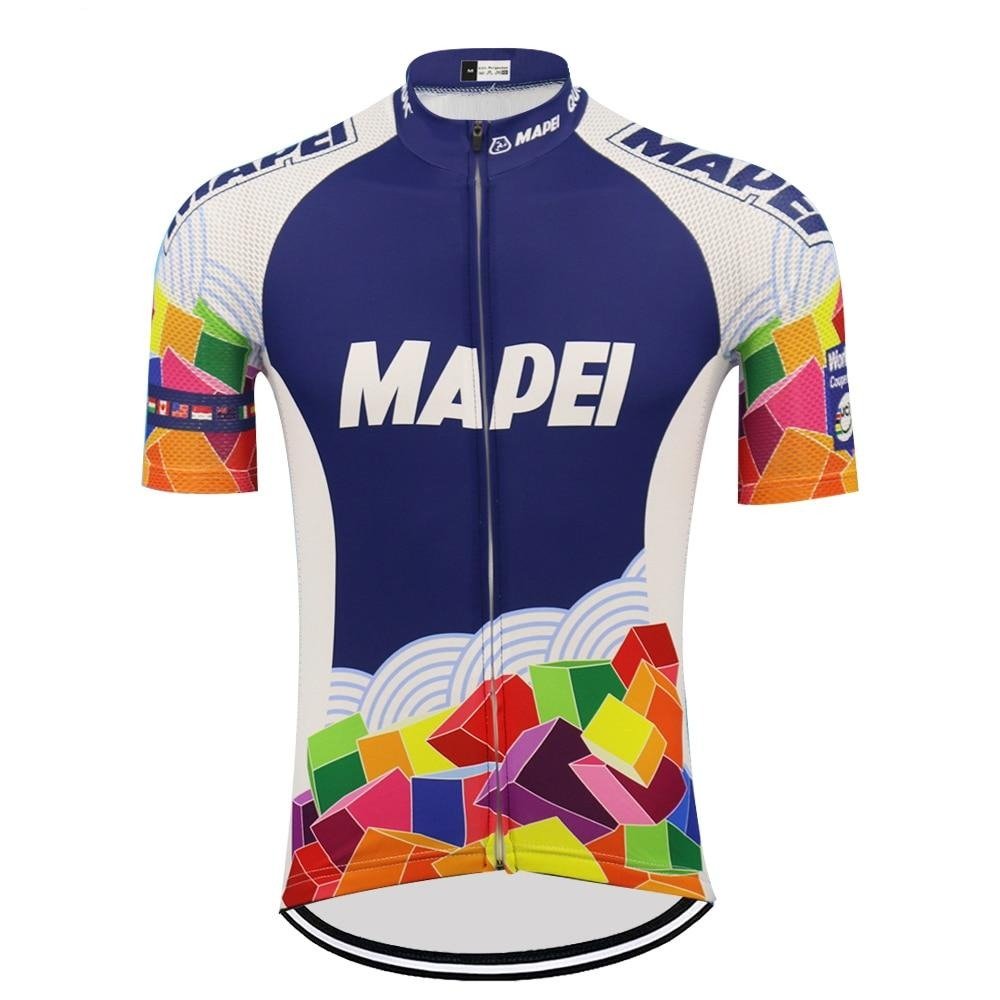 Mapei Retro Cycling Jersey Retro Cycling Jersey - Retro Peloton