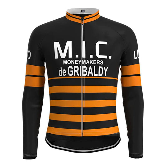 M.I.C. Moneymakers de Gribaldy Retro Cycling Jersey (with Fleece Option) Retro Cycling Jersey - Retro Peloton