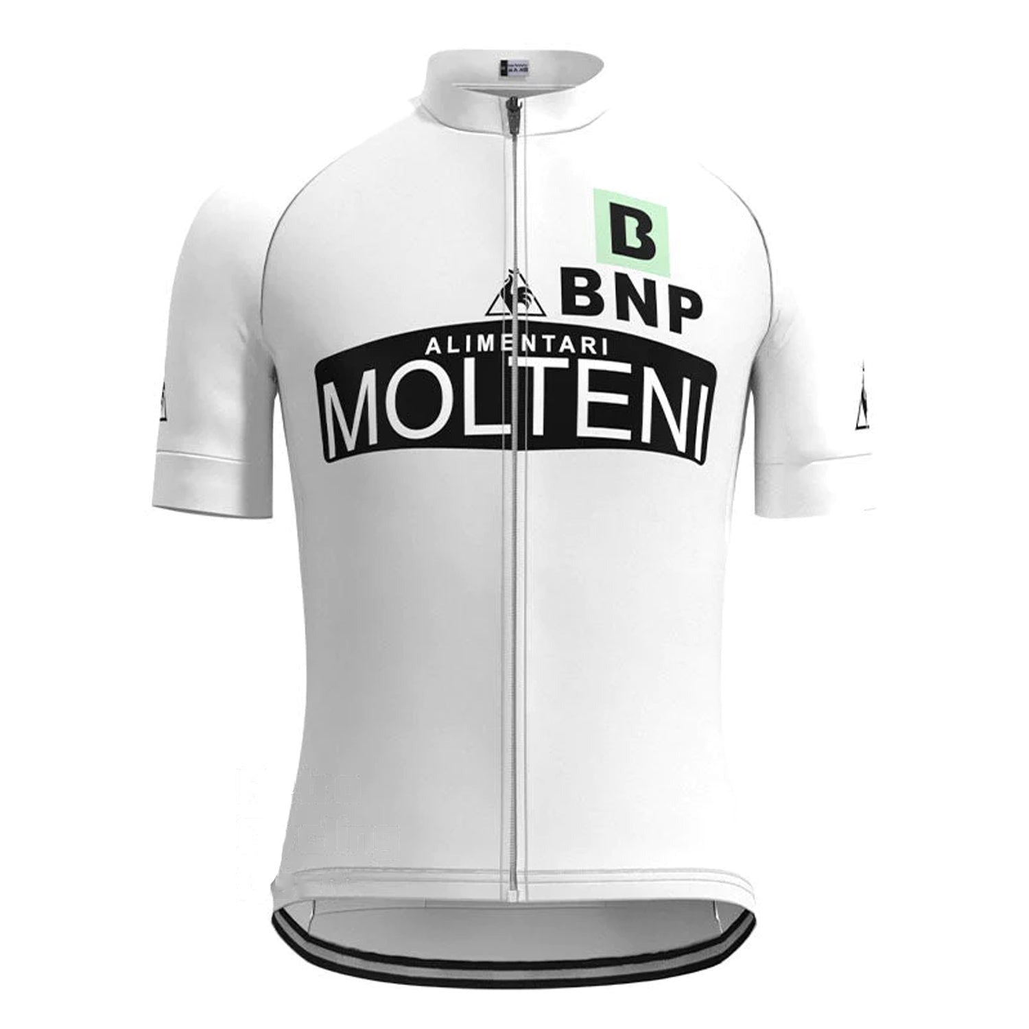 Molteni Alimentari White Retro Cycling Jersey Retro Cycling Jersey - Retro Peloton