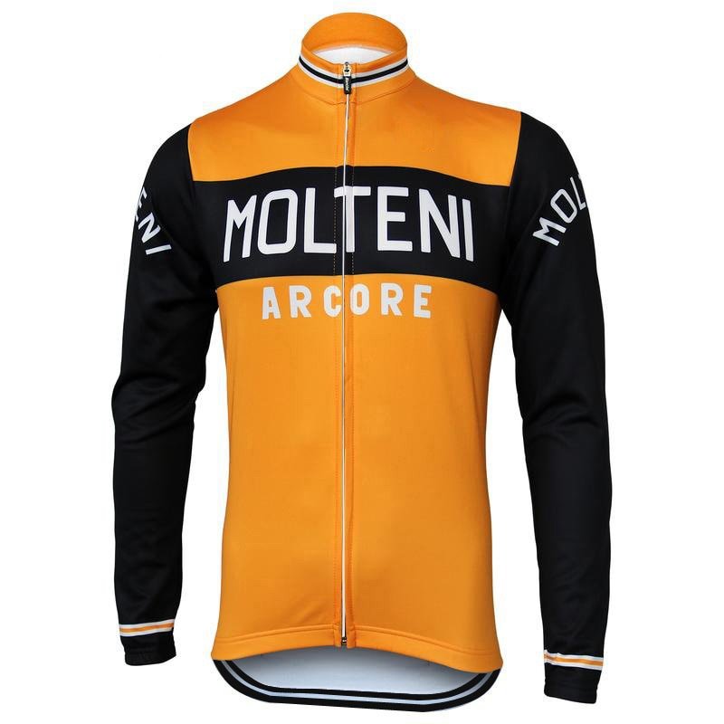 Molteni Arcore Retro Cycling Jersey (with Fleece Option) Retro Cycling Jersey - Retro Peloton