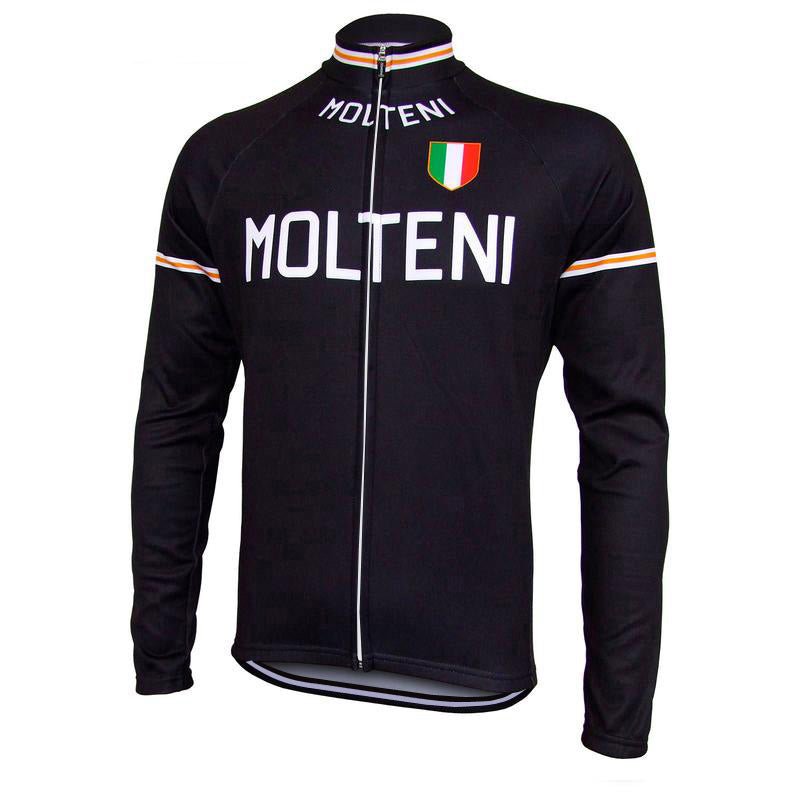 Molteni Retro Cycling Jersey with Fleece Option Retro Cycling Jersey - Retro Peloton