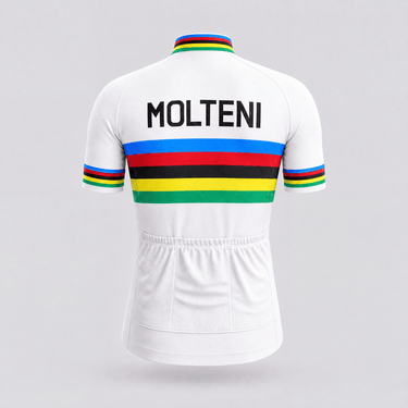 Molteni World Champion Retro Cycling Jersey - Merckx 1971 Retro Cycling Jersey- Retro Peloton