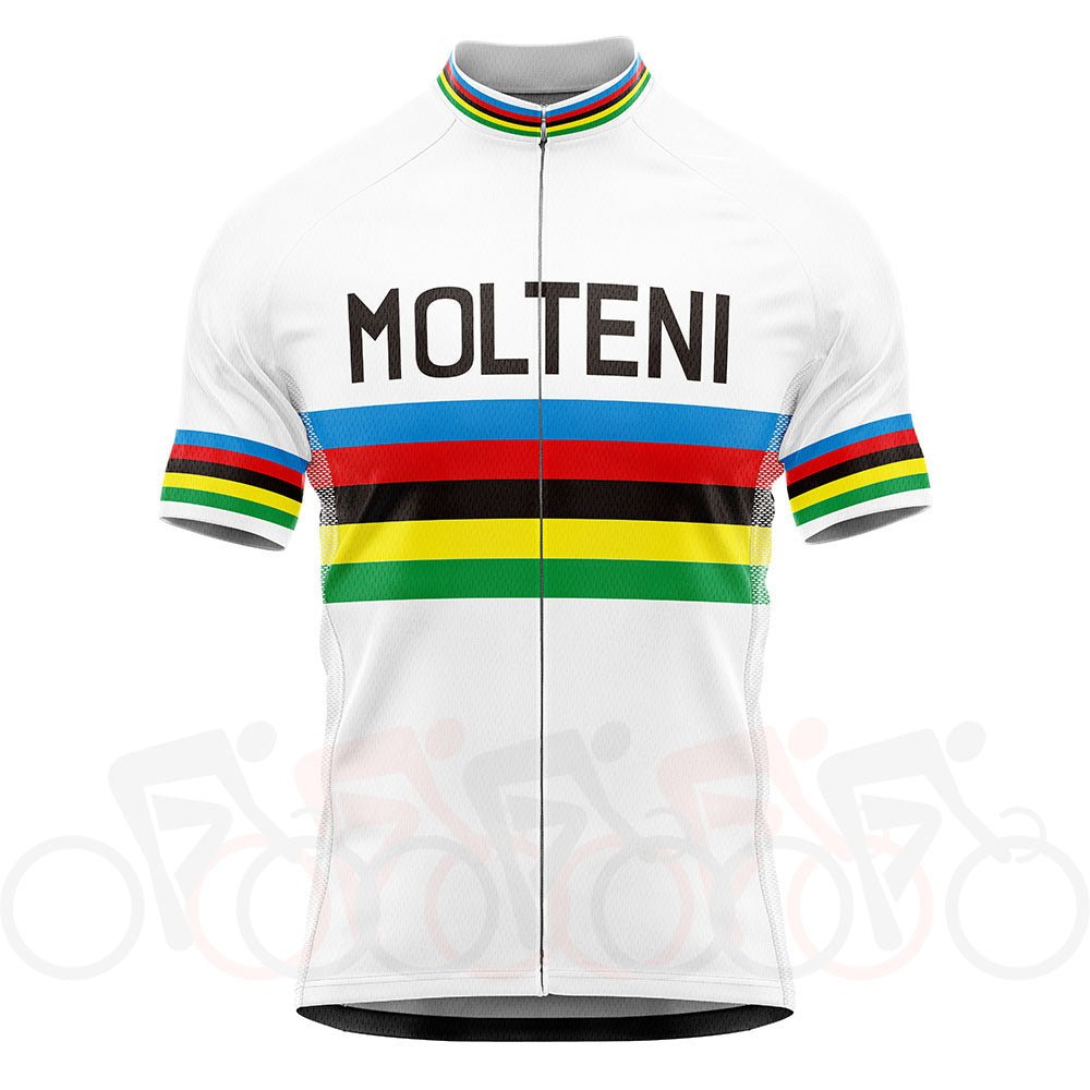 Molteni World Champion Retro Cycling Jersey - Merckx Retro Cycling Jersey - Retro Peloton