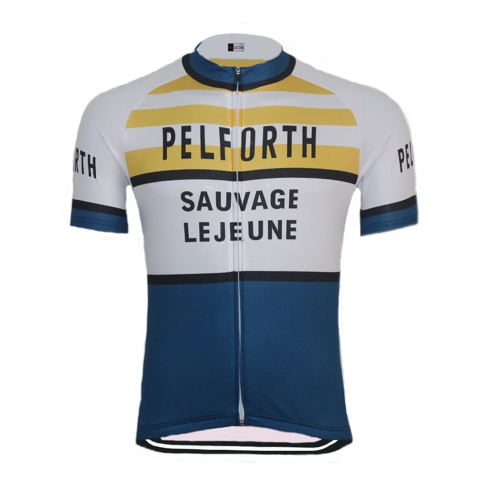 Pelforth Sauvage Lejeune Retro Cycling Jersey Retro Cycling Jersey - Retro Peloton