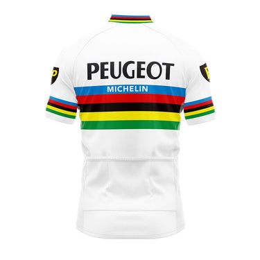 Peugeot BP Michelin World Champion Retro Cycling Jersey Retro Cycling Jersey - Retro Peloton