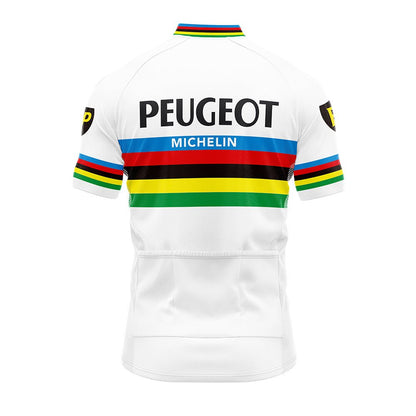 Peugeot BP Michelin World Champion Retro Cycling Jersey Retro Cycling Jersey - Retro Peloton