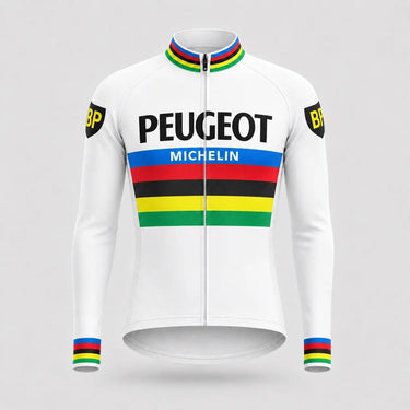 Peugeot BP Michelin World Champion Retro Cycling Jersey Set Retro Cycling Set- Retro Peloton