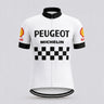 Peugeot Shell Retro Cycling Jersey - Short sleeve front